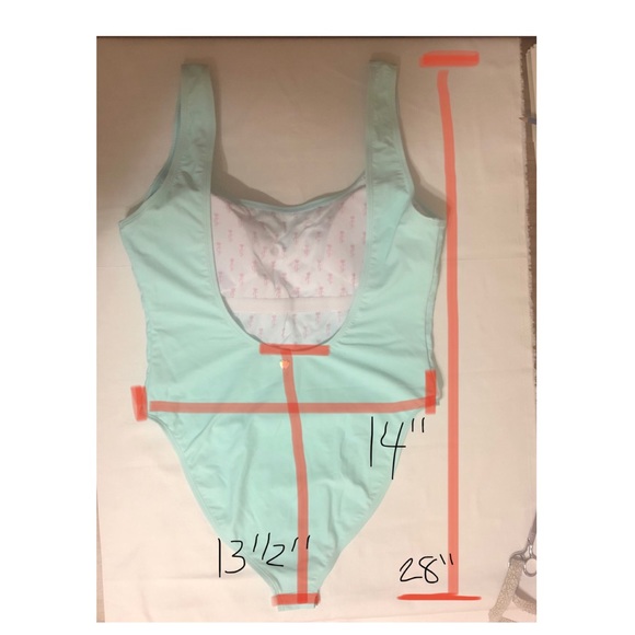 Juicy Couture Label One-Piece Swimsuit Pastel Blue - Picture 5 of 9